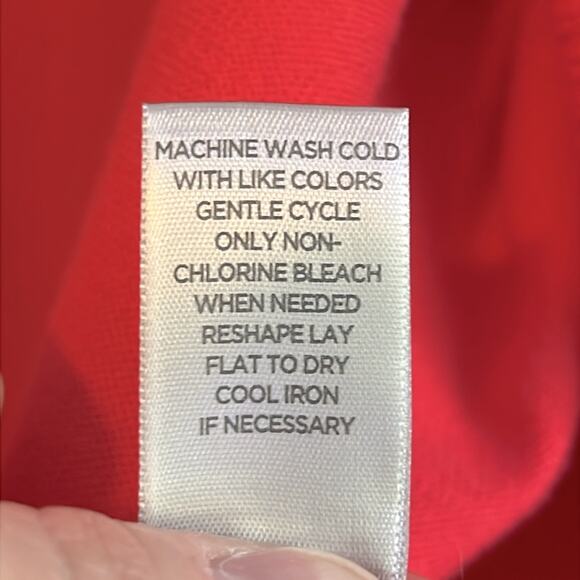 Avenue 3/4 Sleeve Open Front Coral Color Cardigan Seeater - Picture 11 of 11